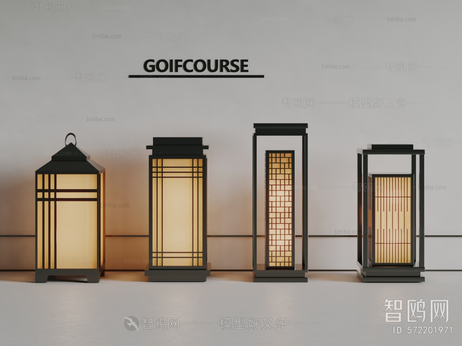 Modern Chinese Style Outdoor Light