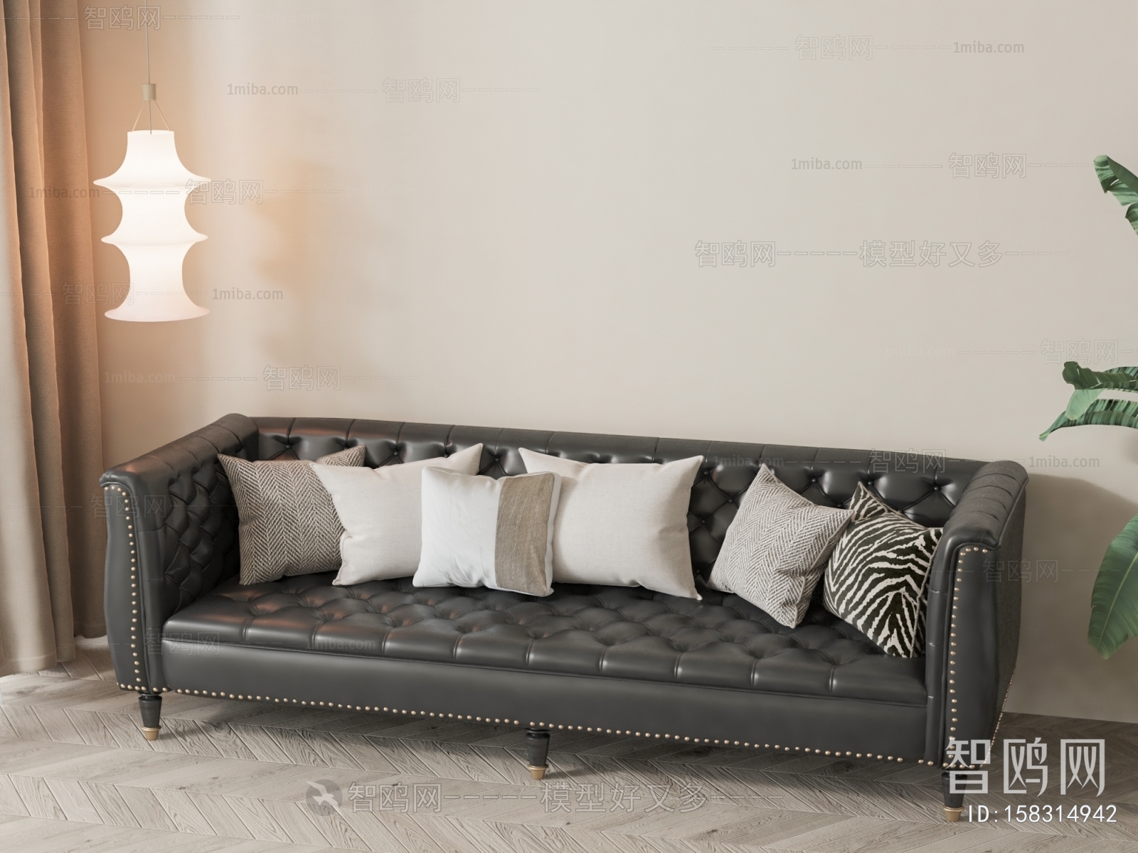 Simple European Style A Sofa For Two