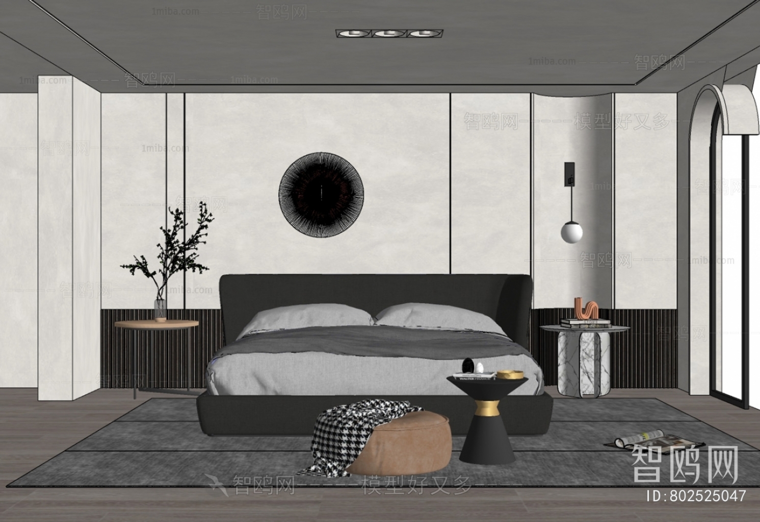 Modern Nordic Style Bedroom