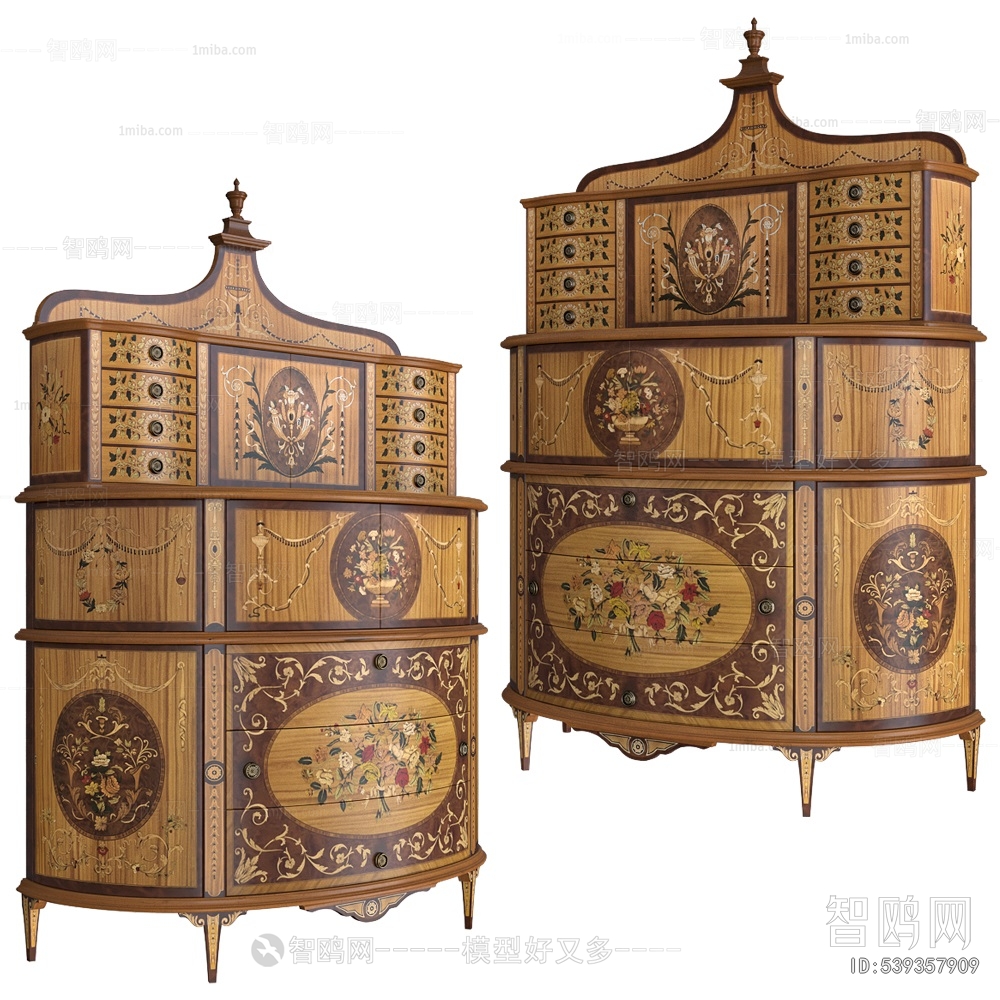 European Style Side Cabinet