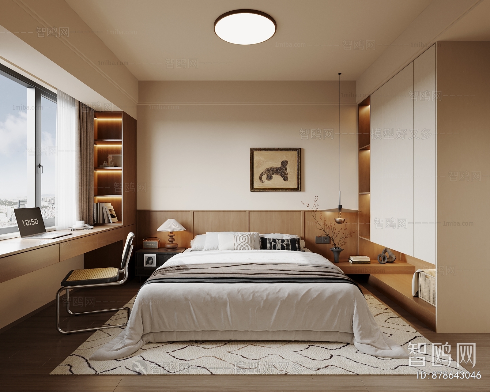 Wabi-sabi Style Bedroom