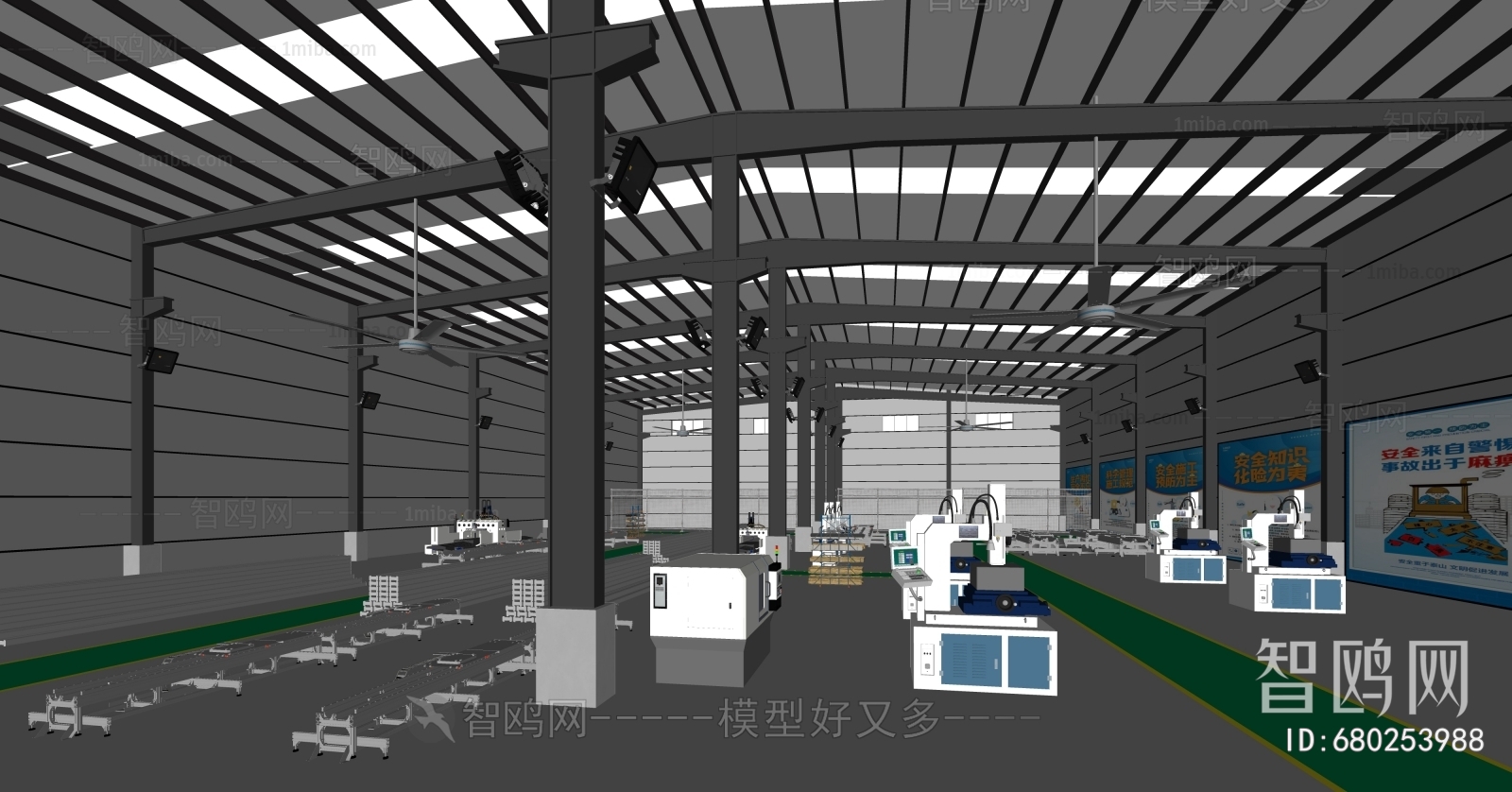 Modern Factory Floor/warehouse