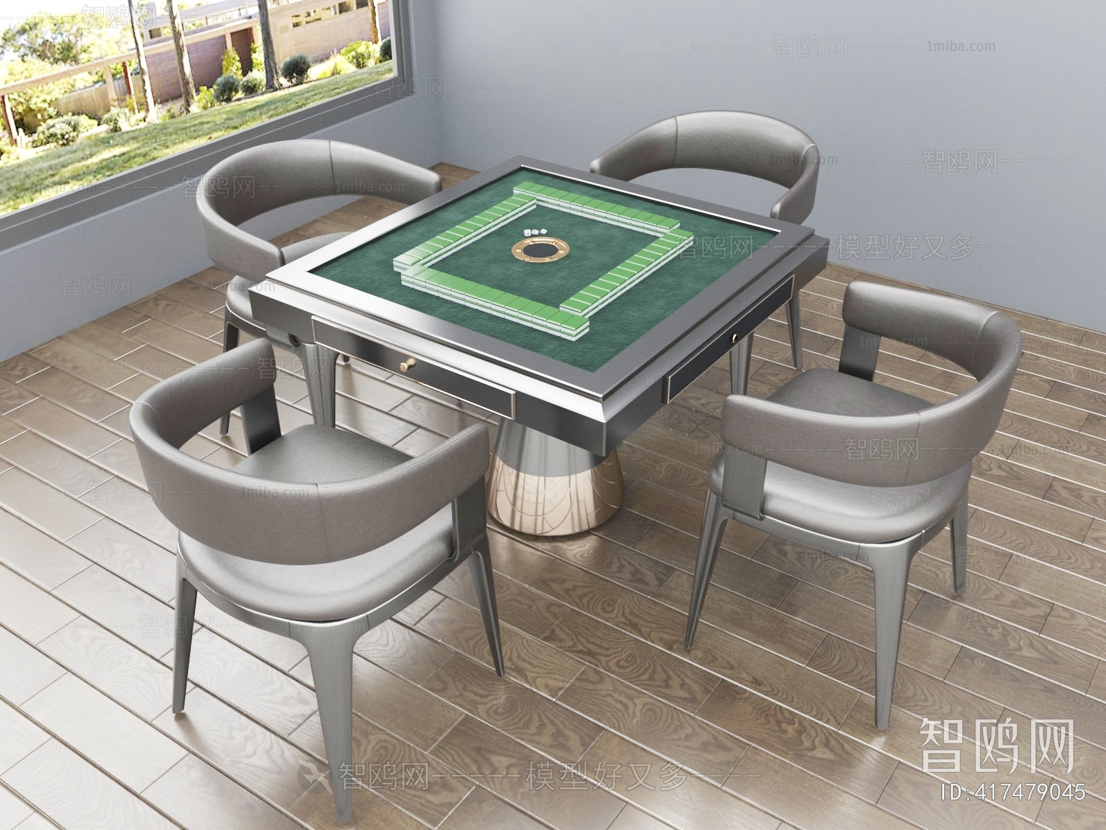 Modern Mahjong Tables And Chairs