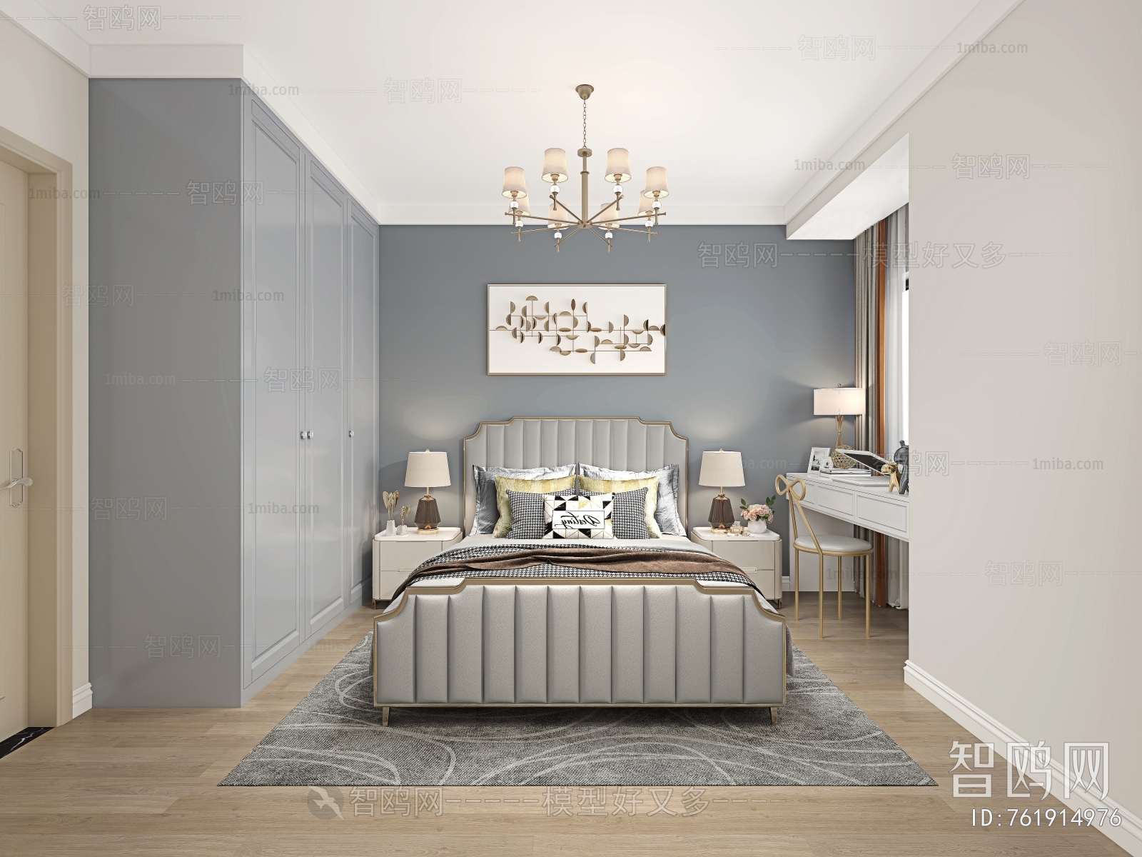 Modern American Style Bedroom