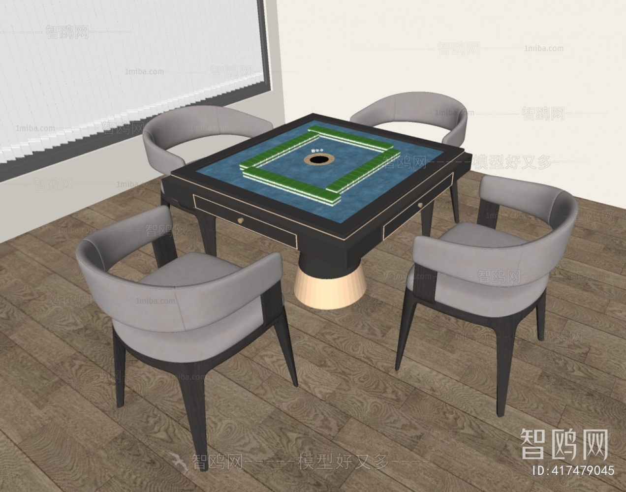 Modern Mahjong Tables And Chairs