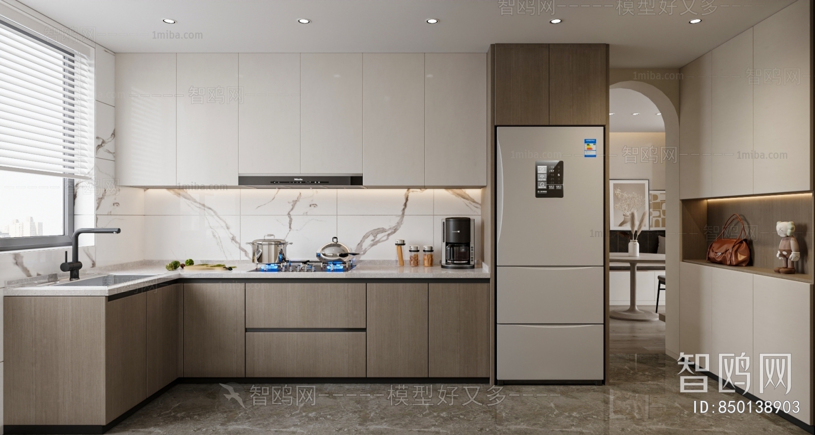 Modern Open Kitchen