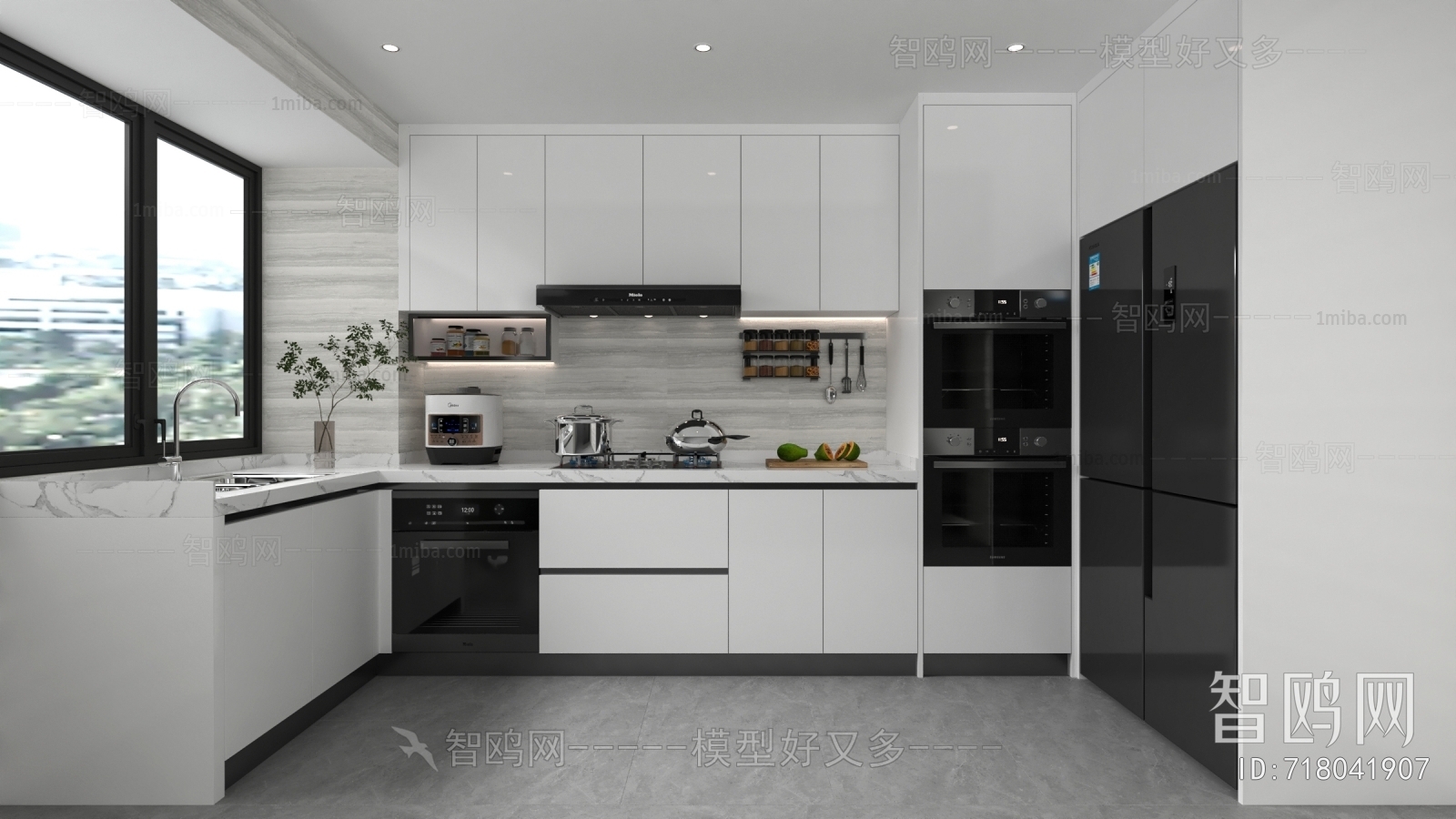 Modern Open Kitchen