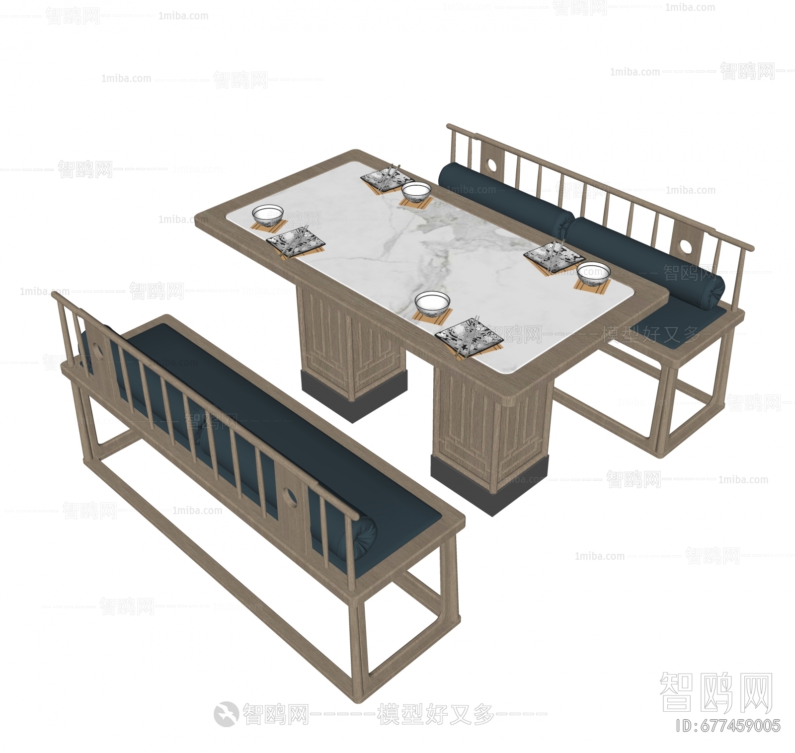 New Chinese Style Dining Table And Chairs