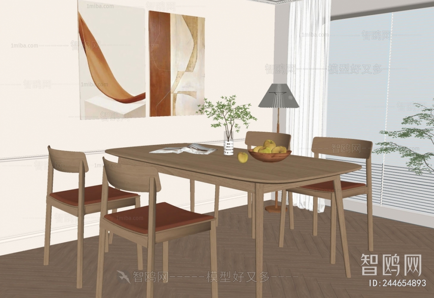 Nordic Style Dining Table And Chairs