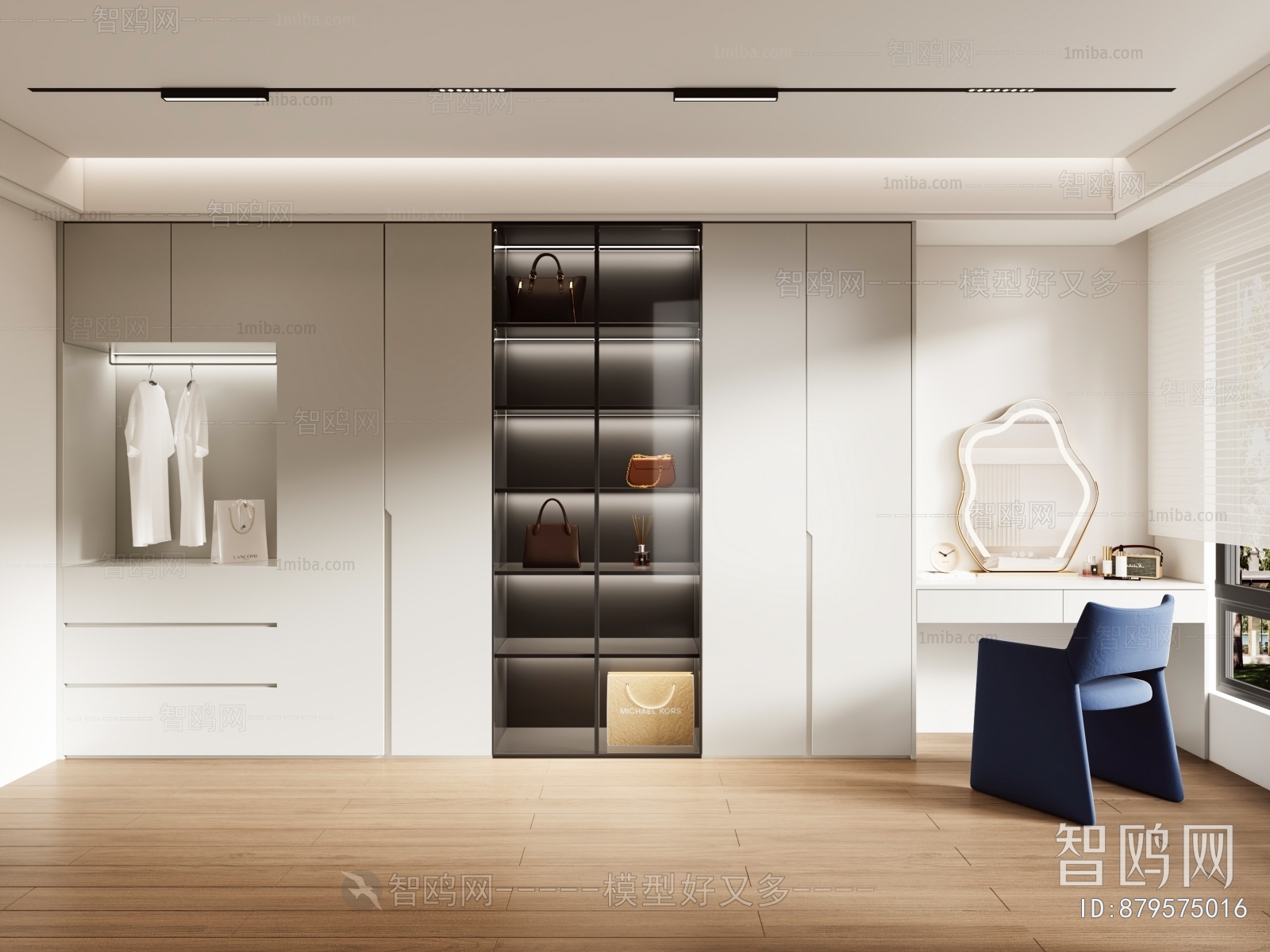 Modern Clothes Storage Area