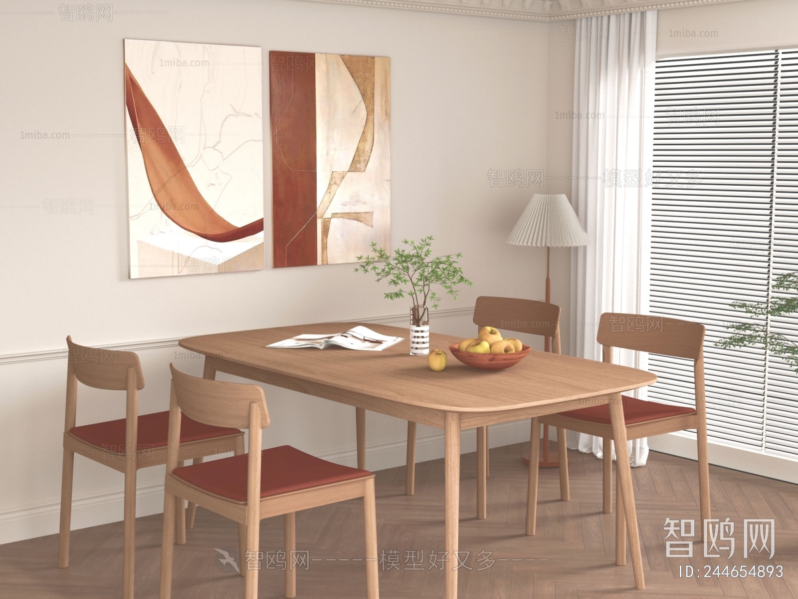 Nordic Style Dining Table And Chairs