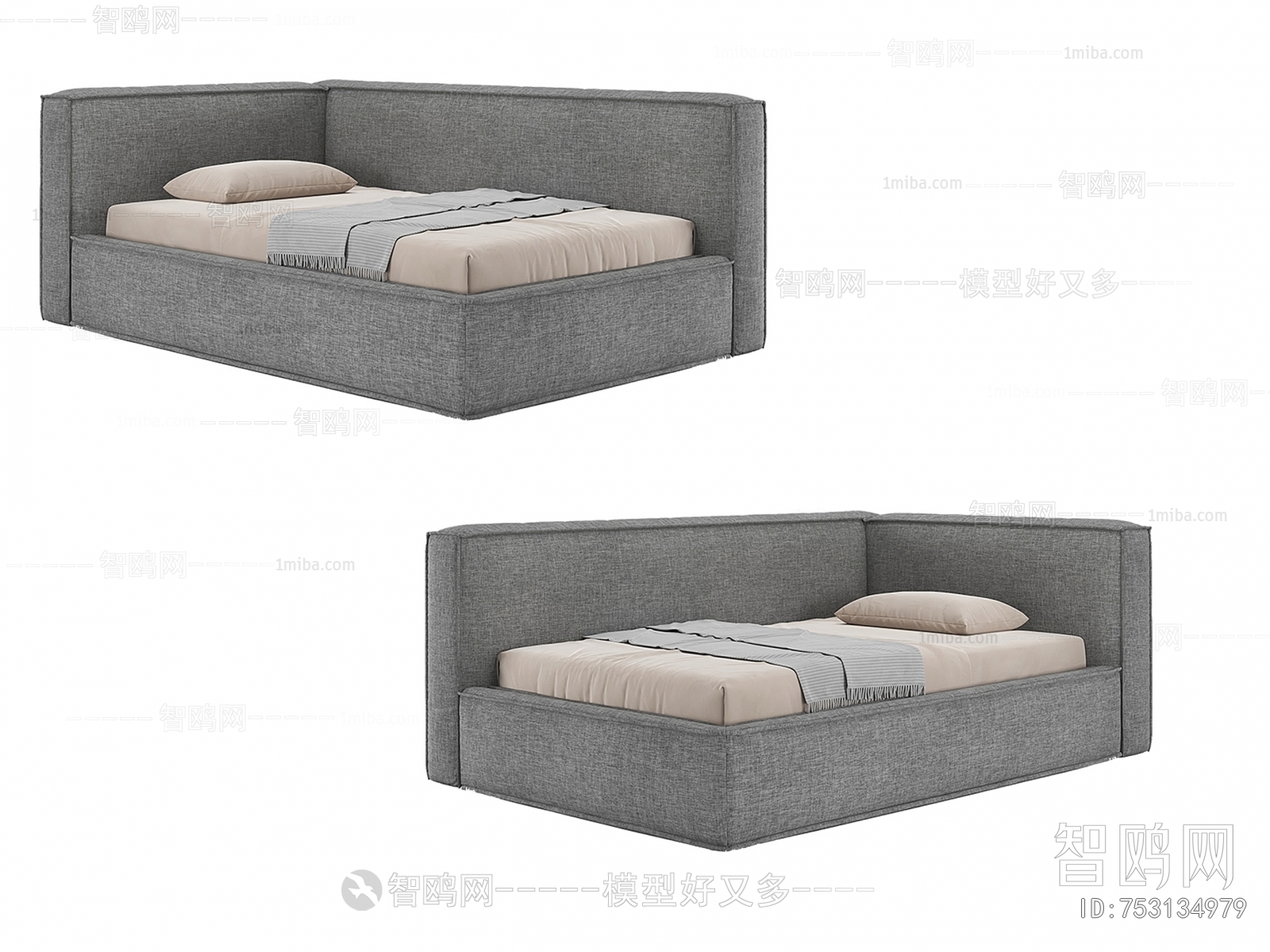 Nordic Style Single Bed