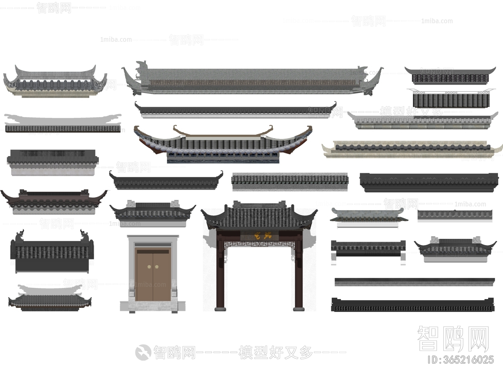 Chinese Style Building Component