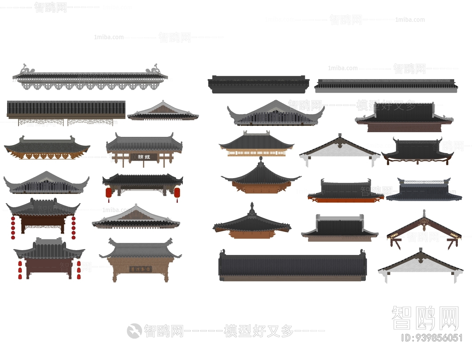 Chinese Style Building Component