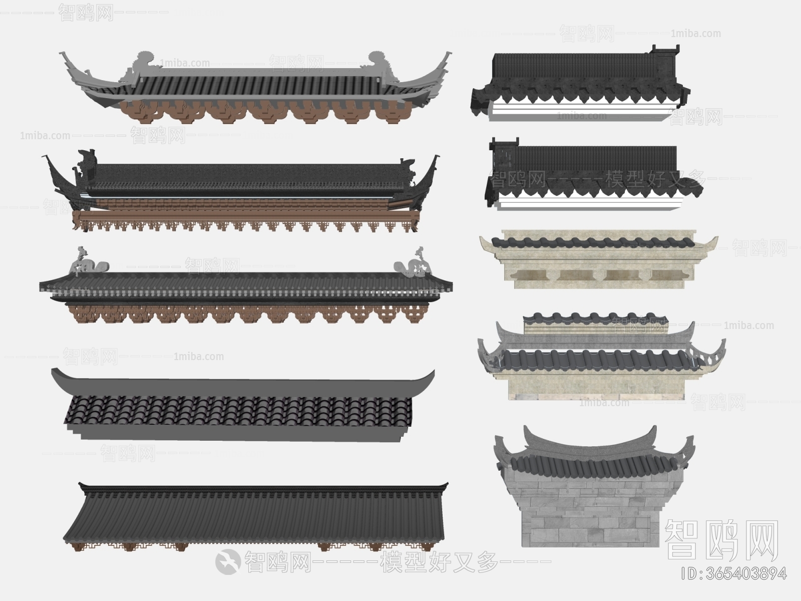 Chinese Style Building Component