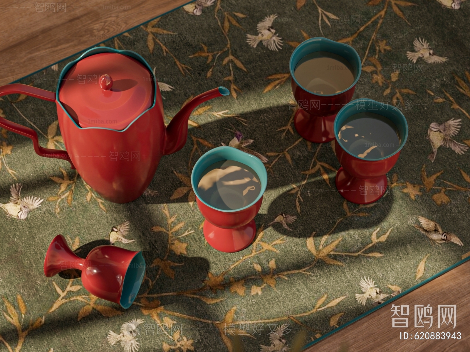 新中式茶具 茶壶 杯子
