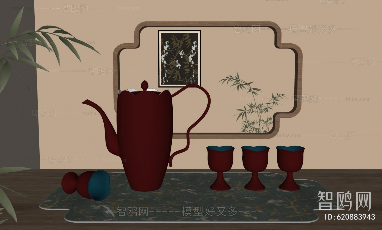 新中式茶具 茶壶 杯子