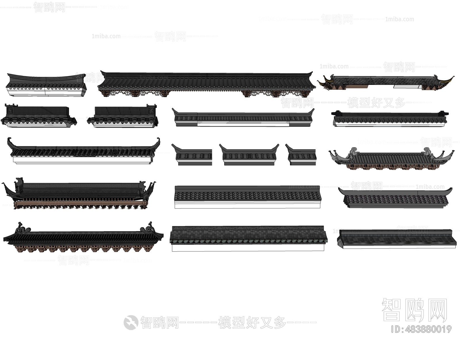 Chinese Style Building Component