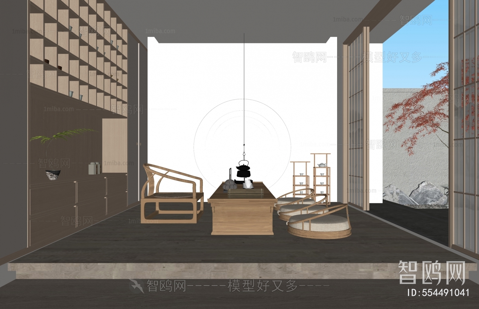 New Chinese Style Japanese Style Tea House