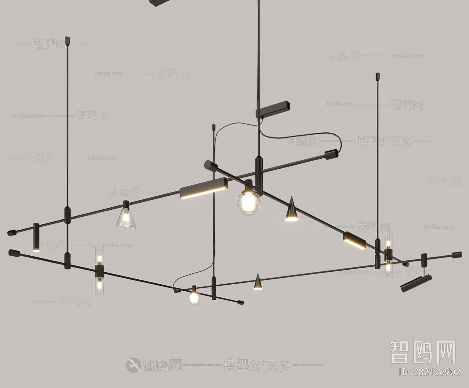 Modern Long Chandelier