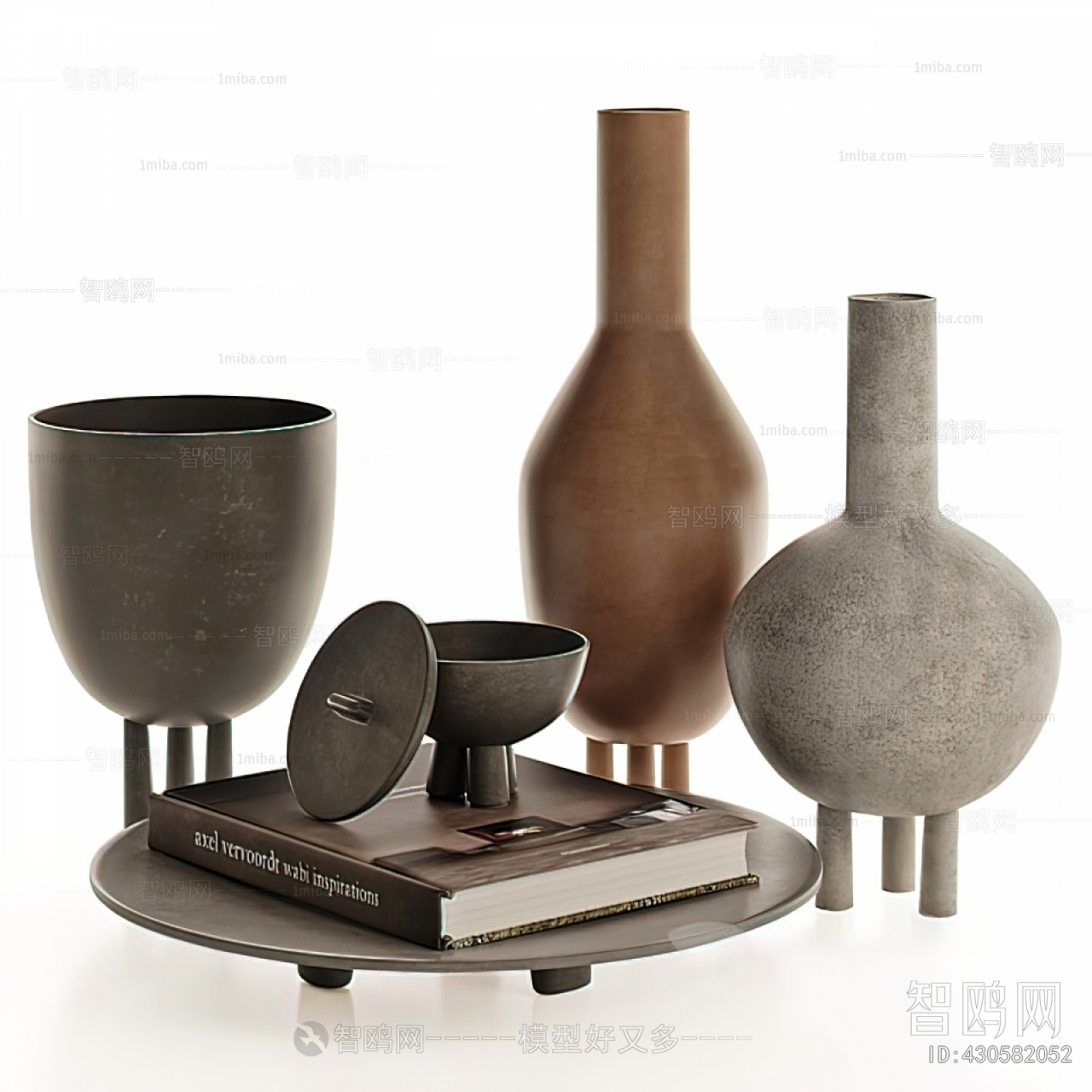 Modern Wabi-sabi Style Clay Pot