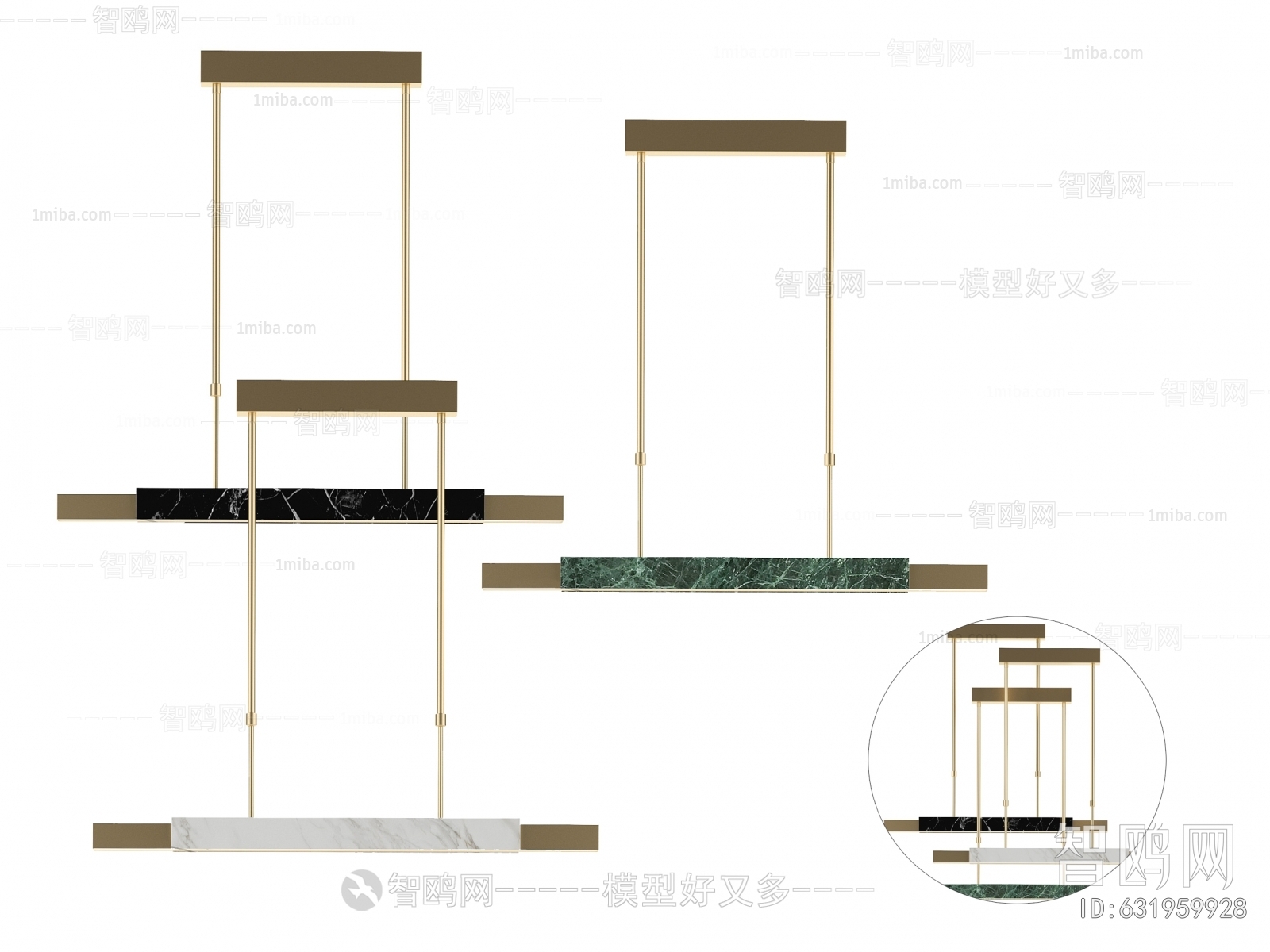 现代轻奢长吊灯