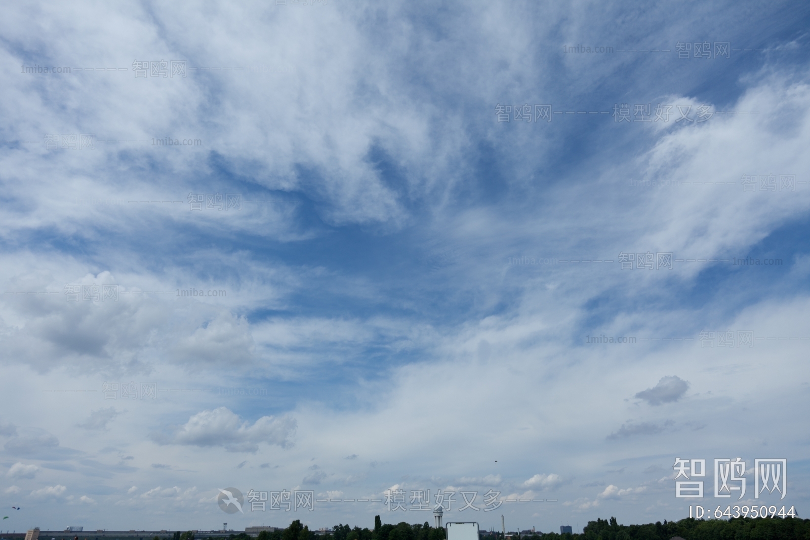 蓝天白云天空外景