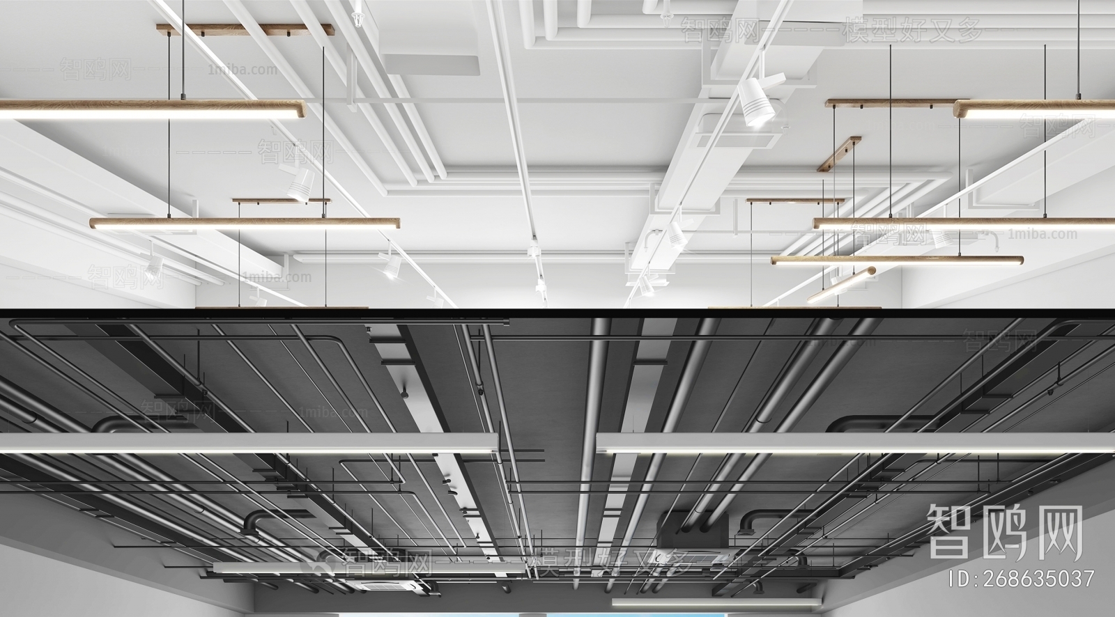 Industrial Style Suspended Ceiling