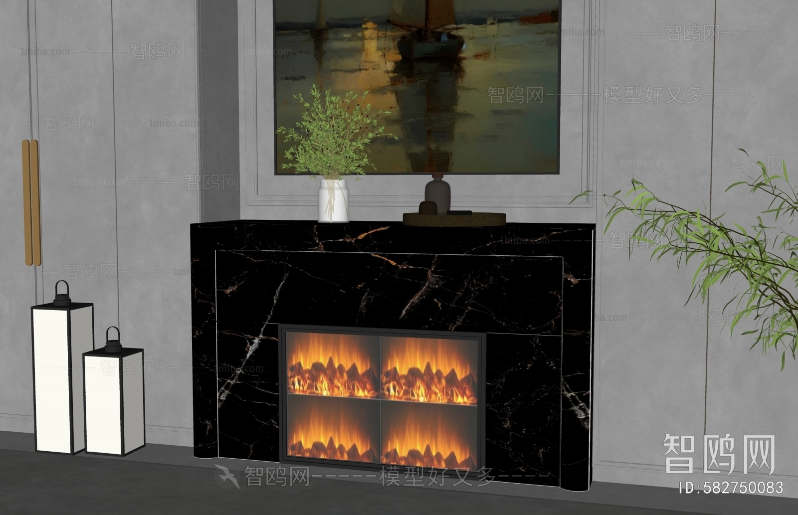 Modern Fireplace