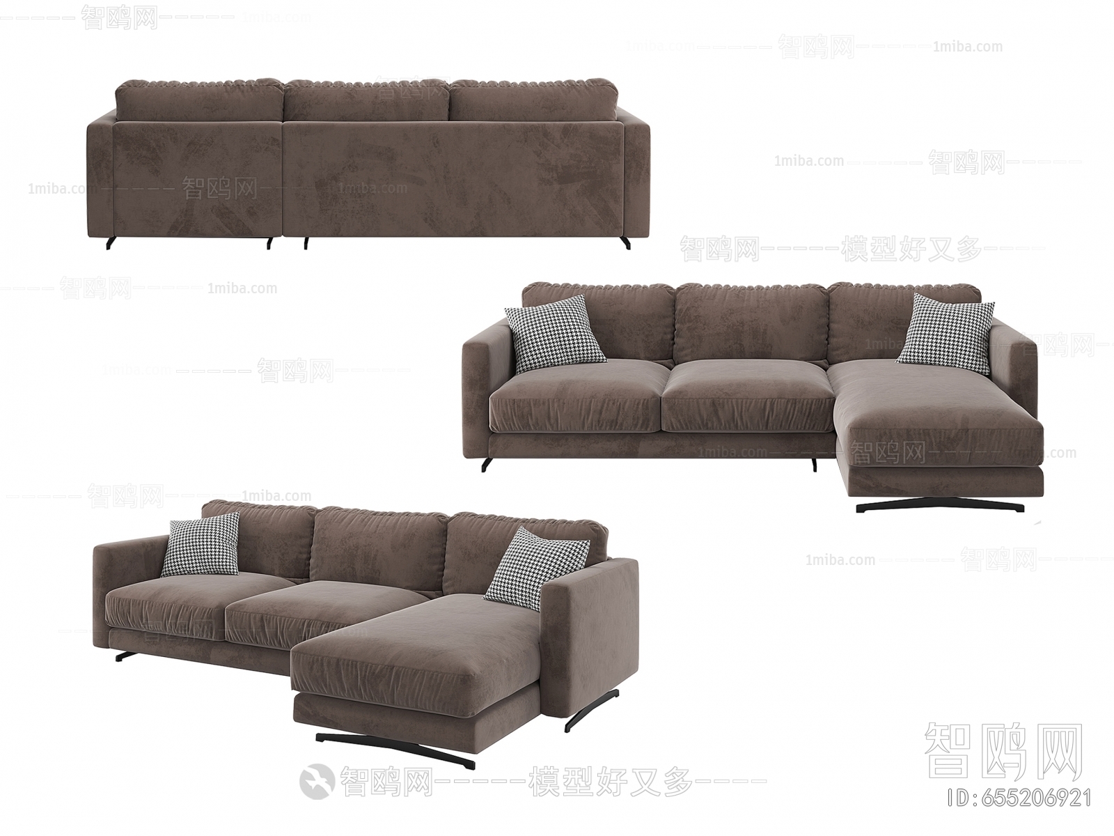 Nordic Style Corner Sofa