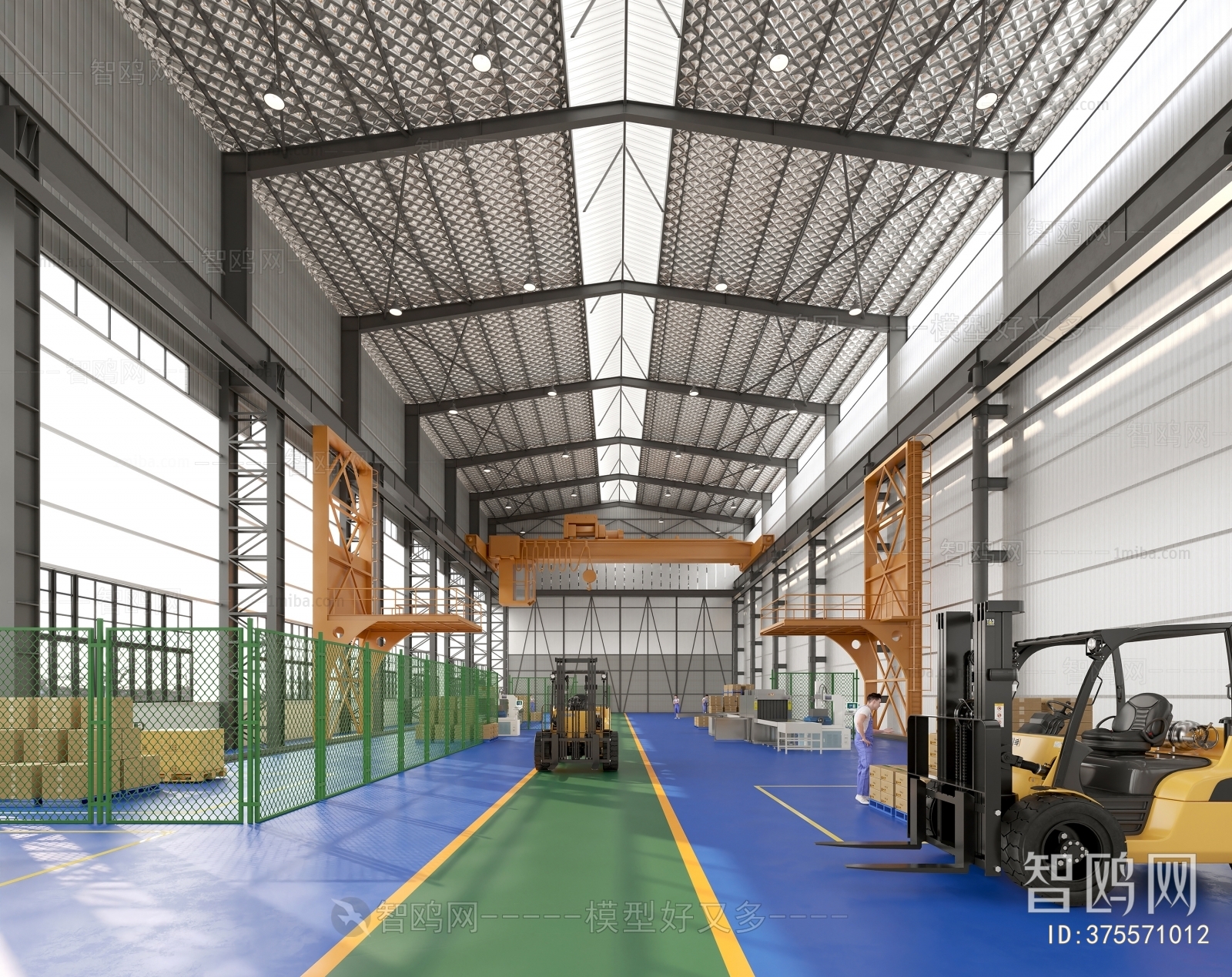 Modern Factory Floor/warehouse