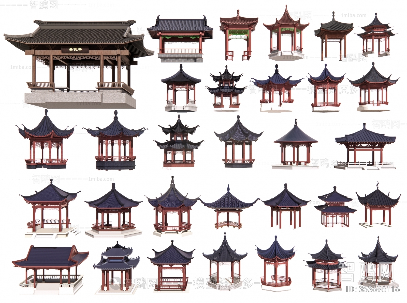 Chinese Style New Chinese Style Pavilion