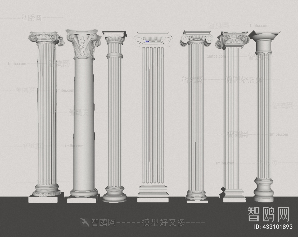 European Style Roman Pillar