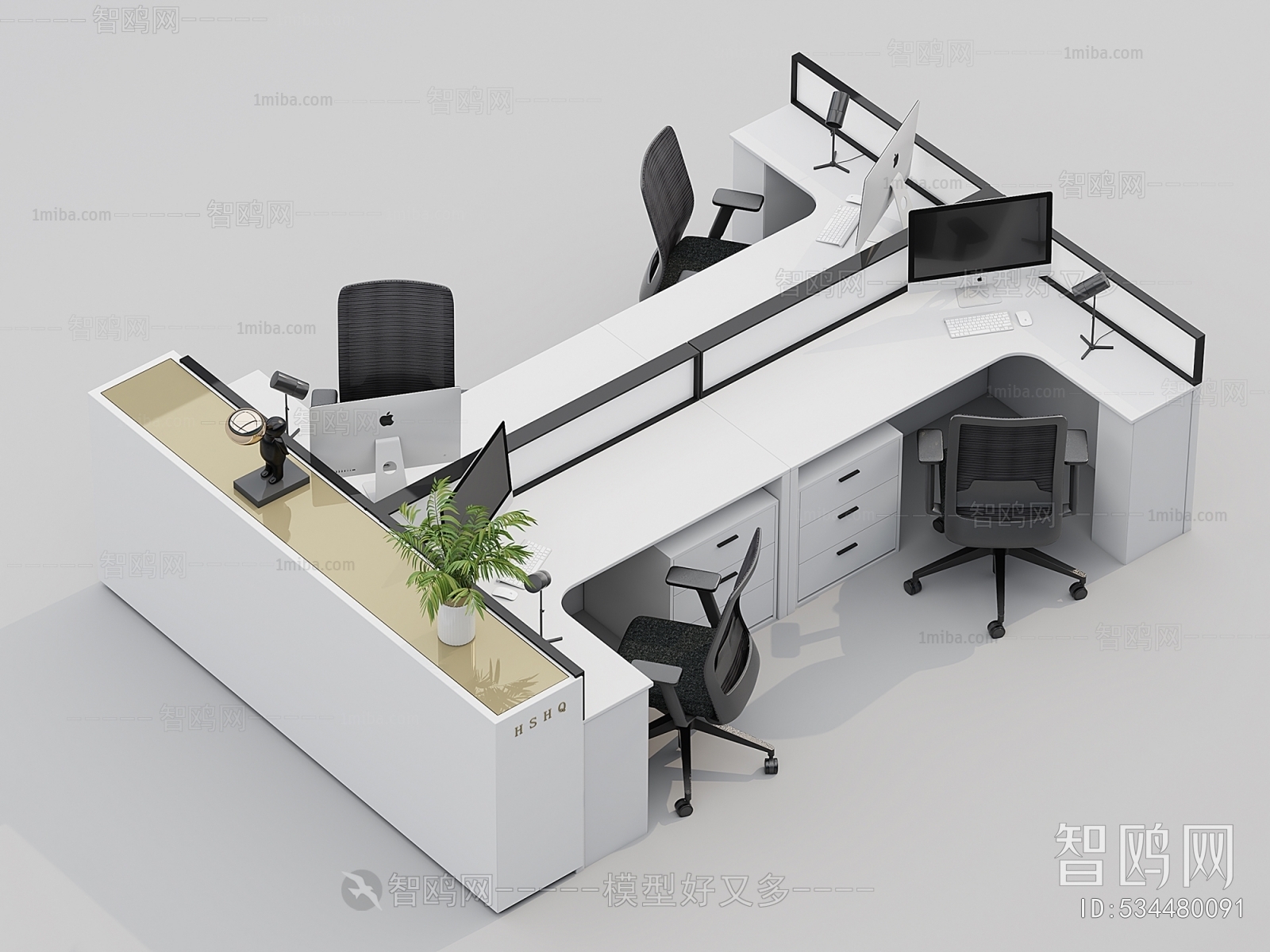 Modern Office Desk And Chair