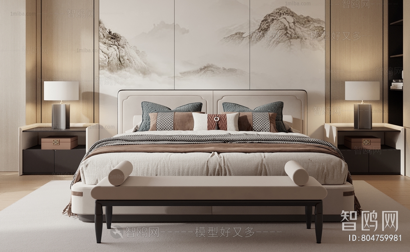 新中式禅意卧室