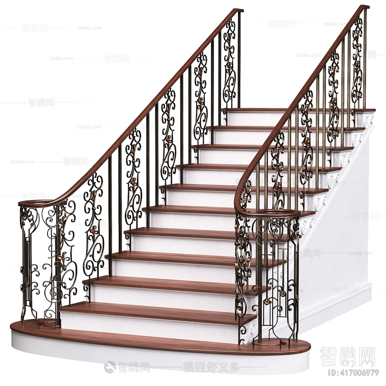 Simple European Style Staircase