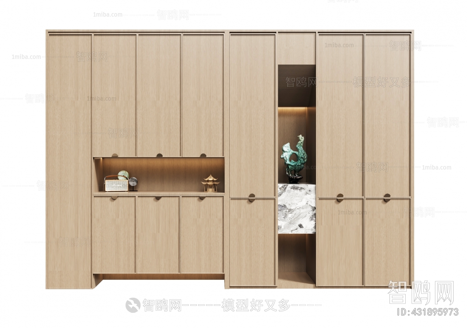 New Chinese Style Shoe Cabinet