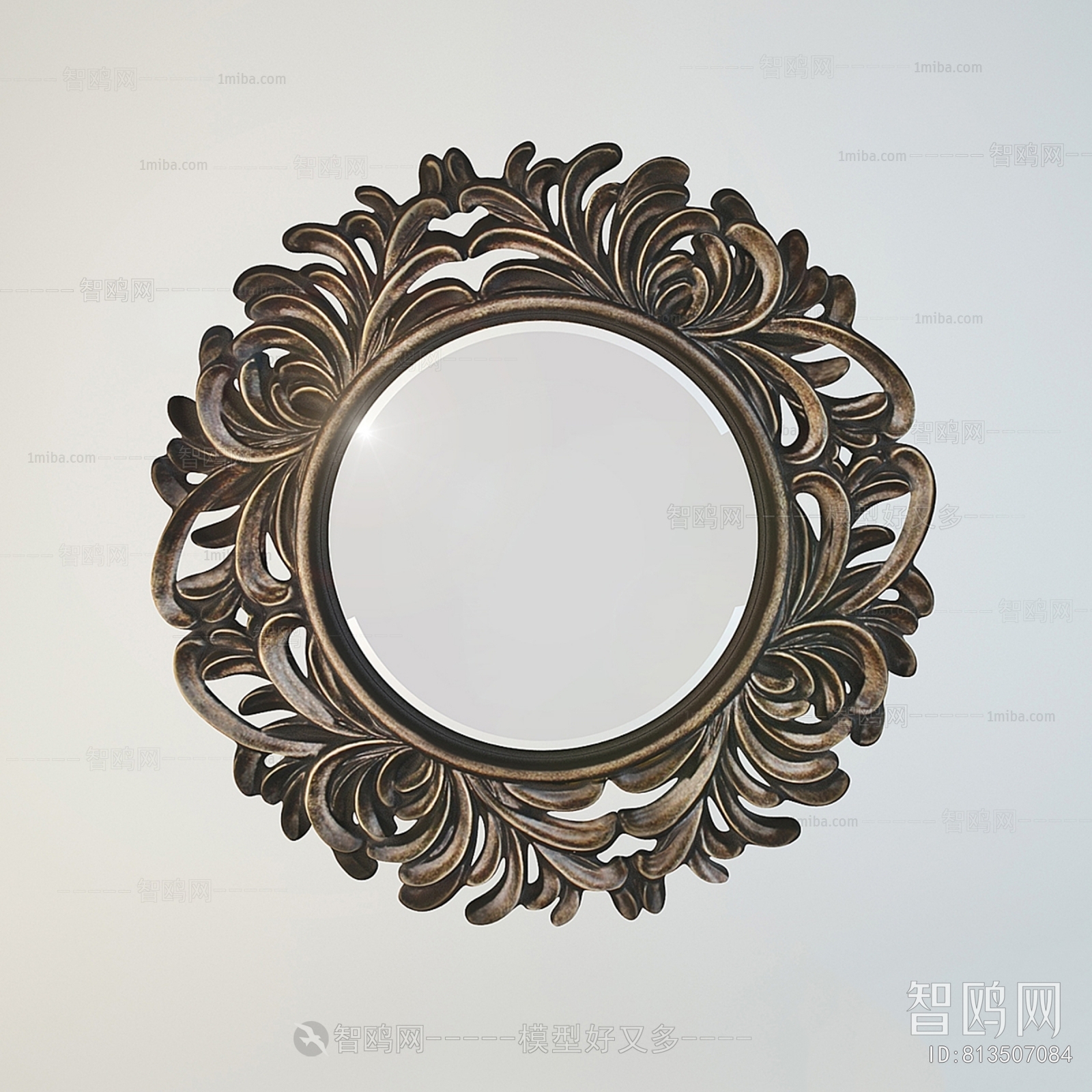 欧式雕花镜框 镜子