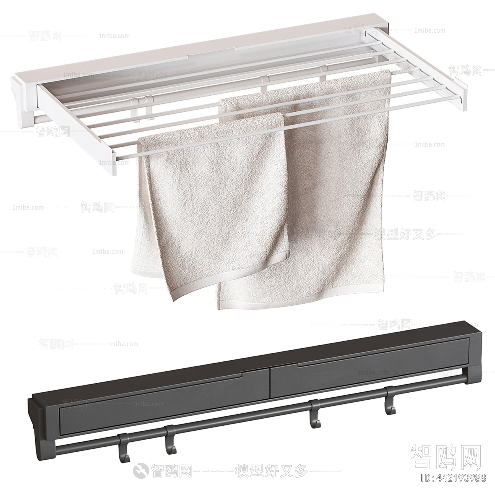 Modern Bathroom Rack