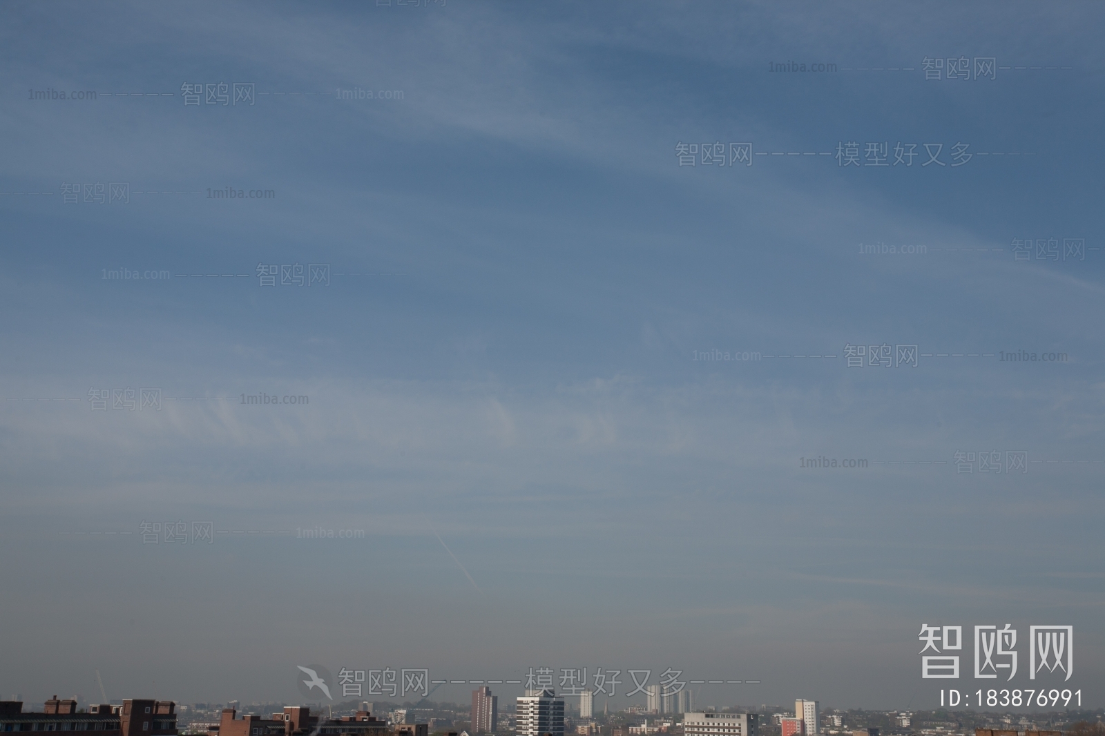 蓝天白云天空外景