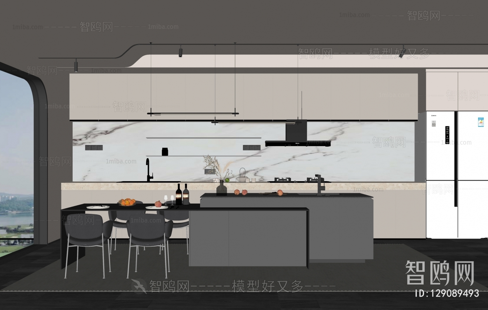 Modern Open Kitchen