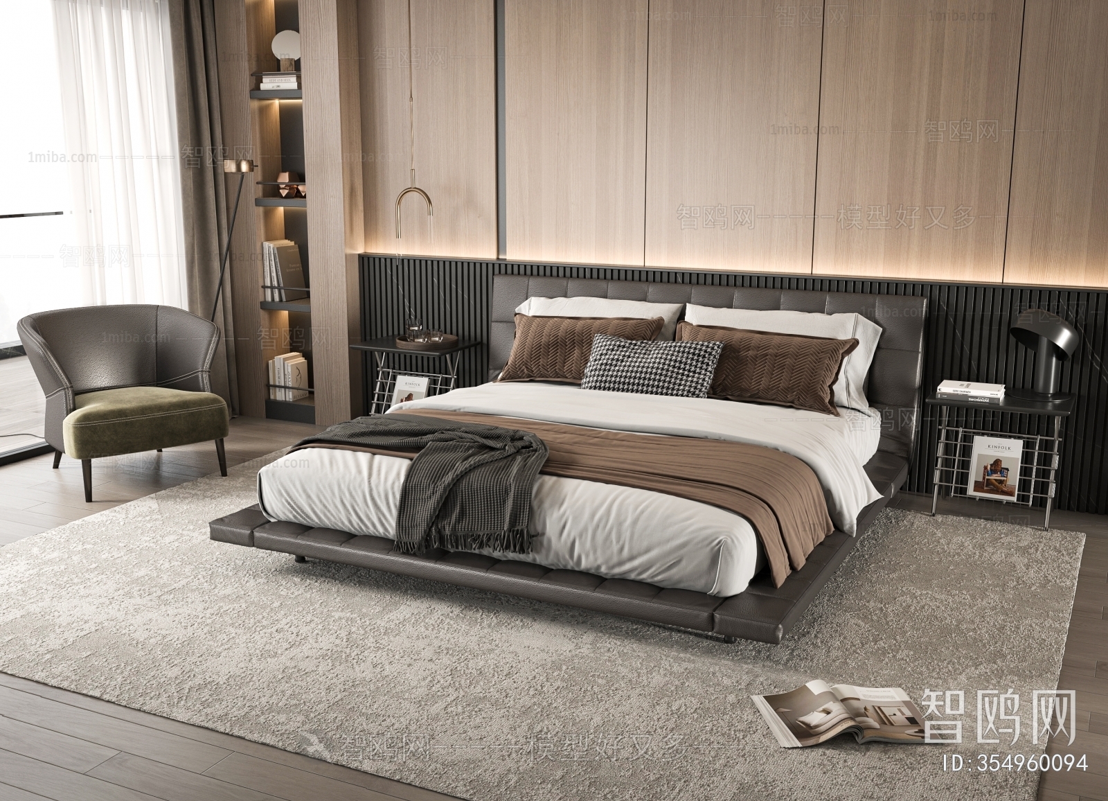 Modern Double Bed