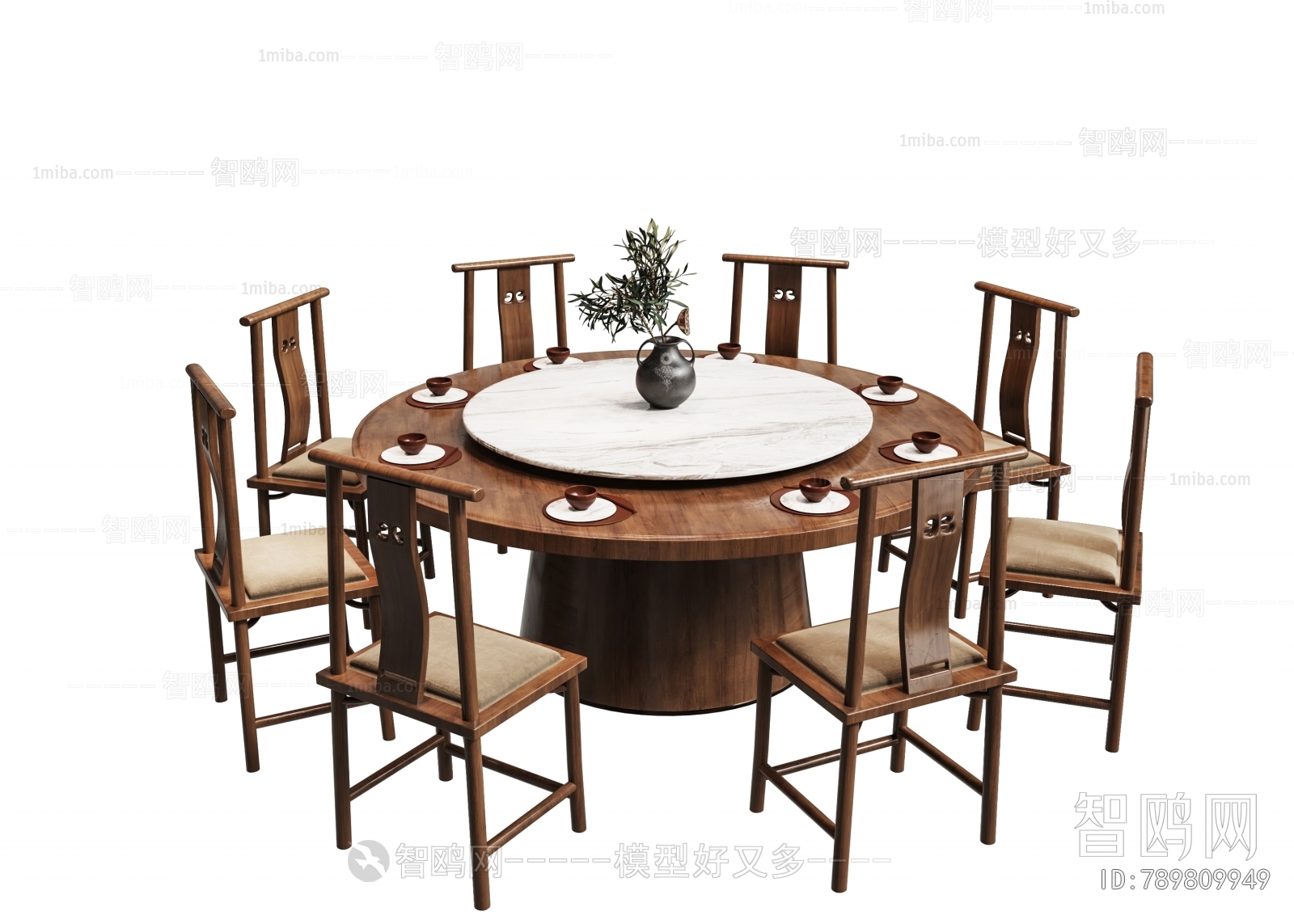 New Chinese Style Dining Table And Chairs