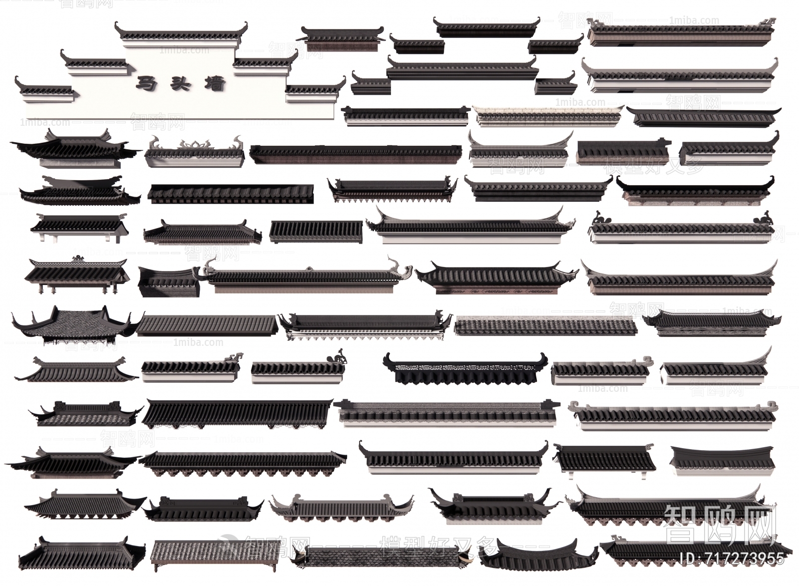 Chinese Style Building Component