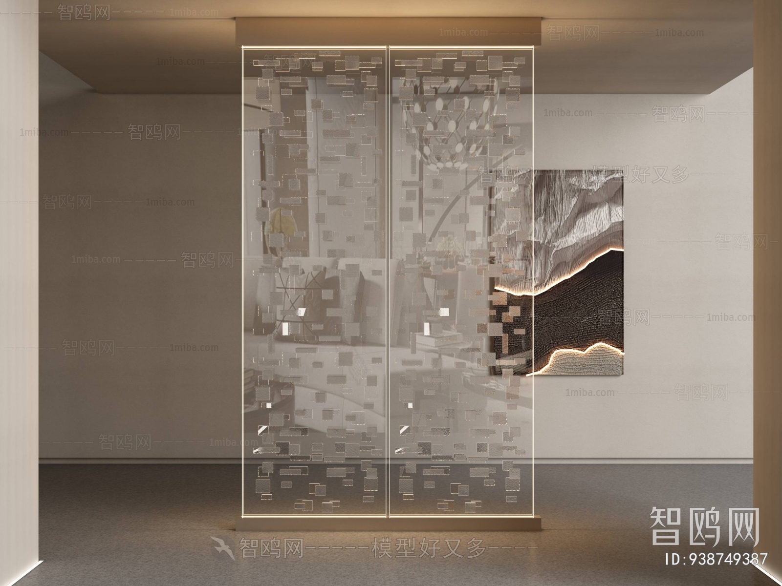 Modern Glass Screen Partition