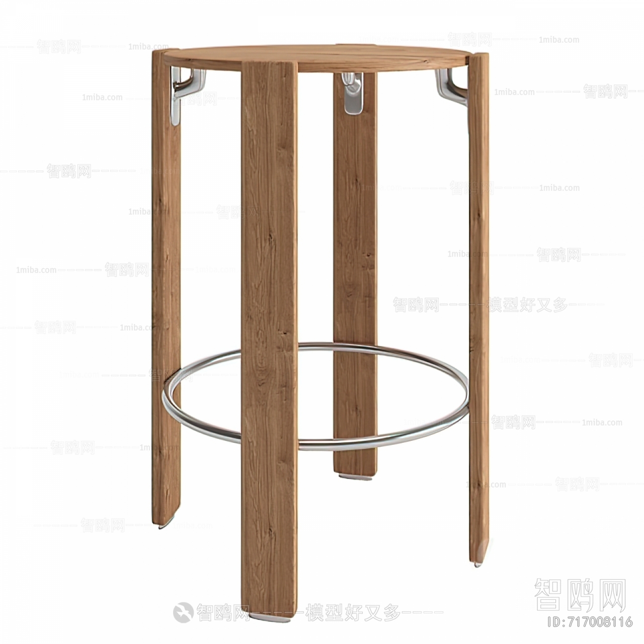 Nordic Style Bar Stool