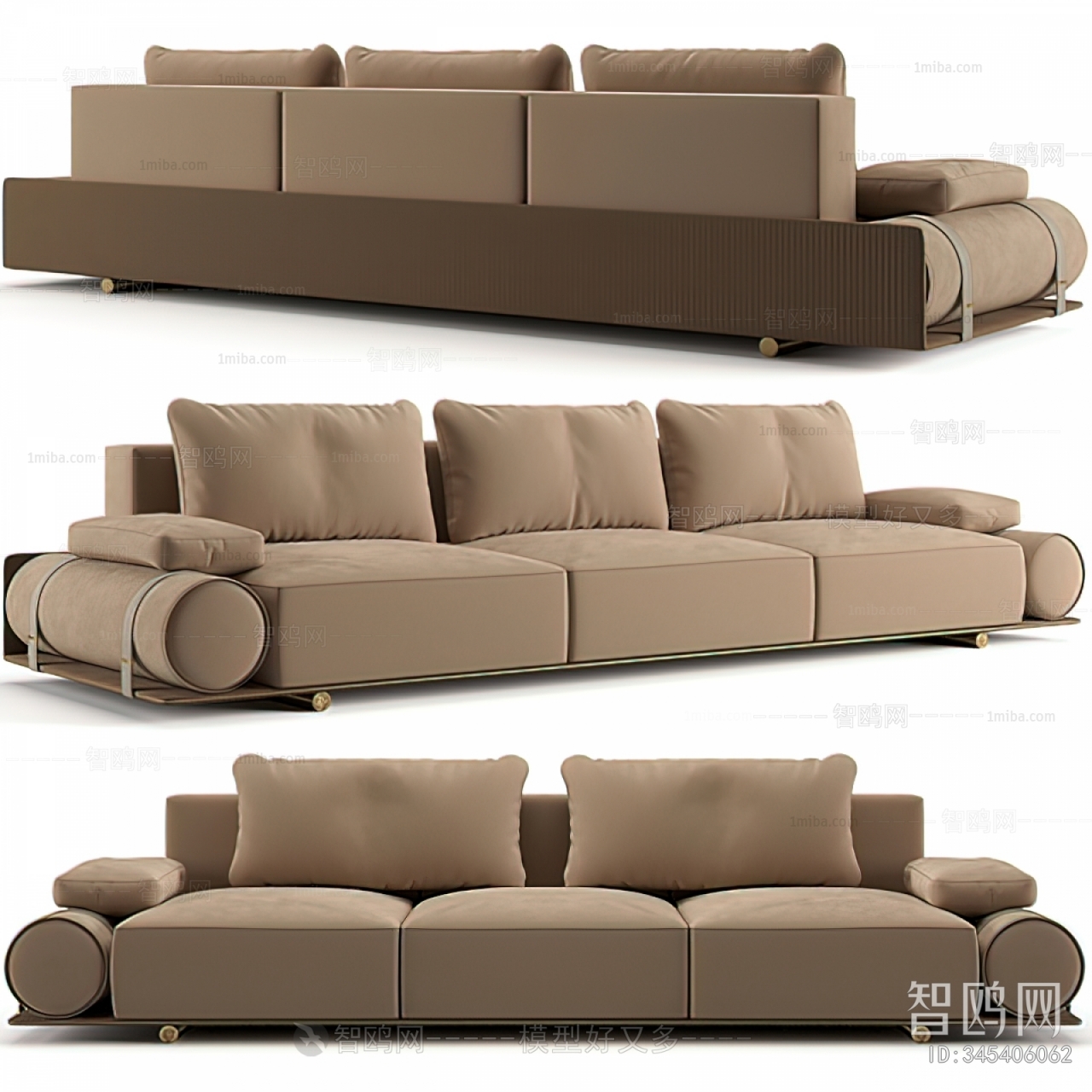 Modern Three-seat Sofa