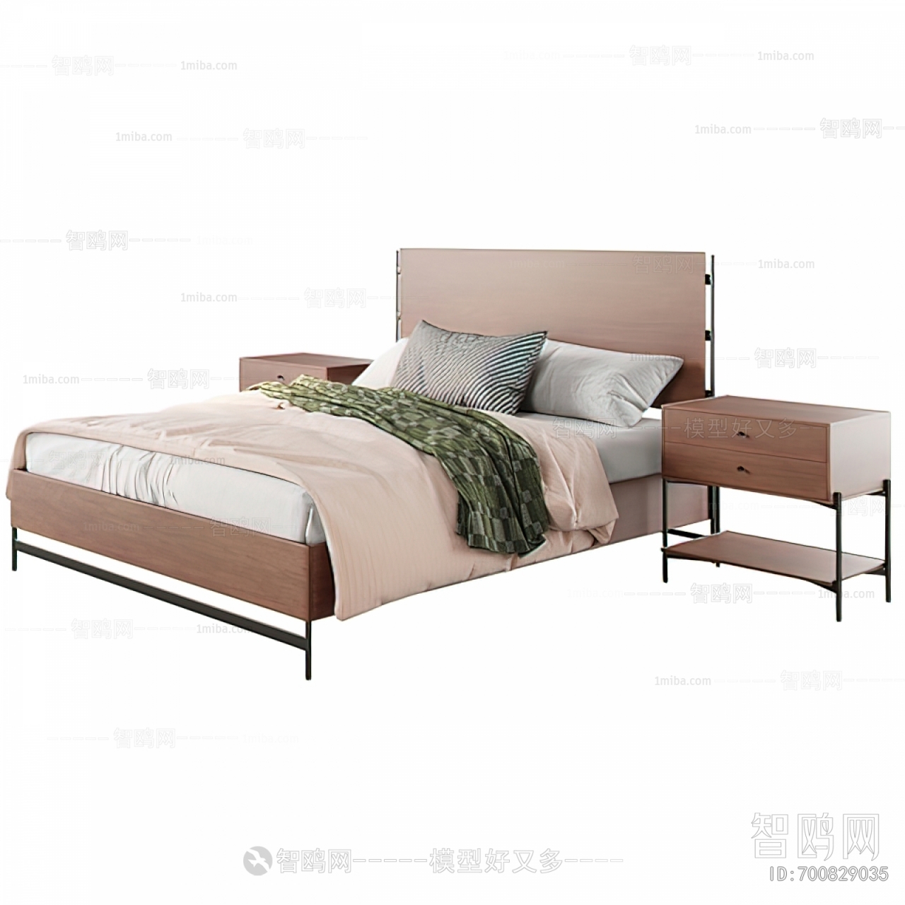 Nordic Style Double Bed