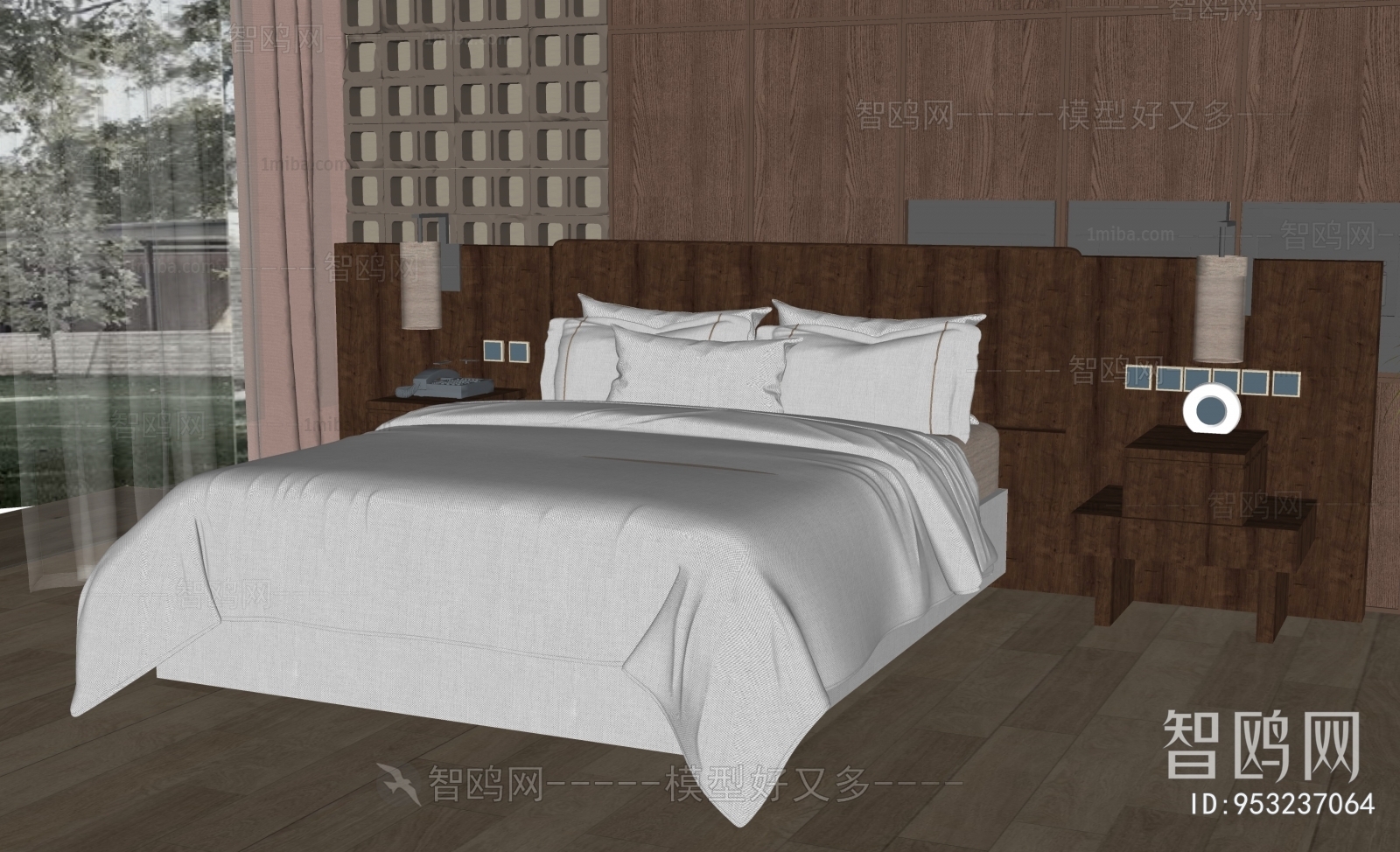 Chinese Style Single Bed