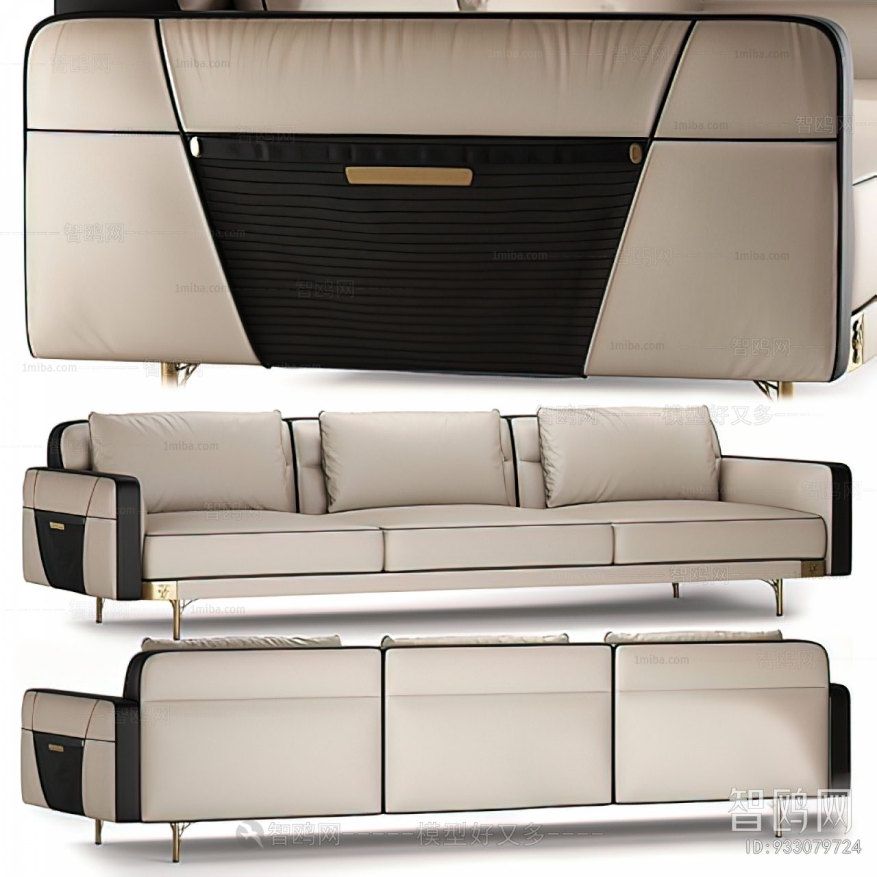 Modern Three-seat Sofa